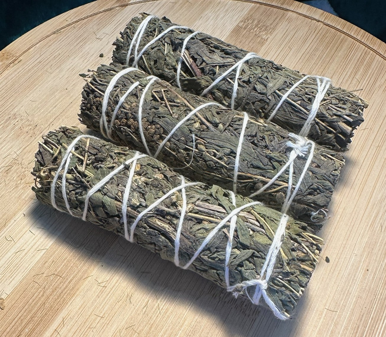 MUGWORT Smudge Stick 10cm ~ Realign Energy • Deepen Your Intuition
